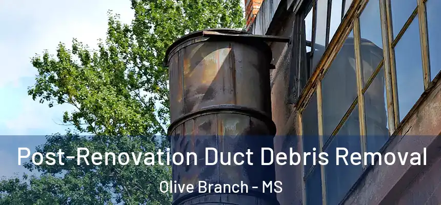 Post-Renovation Duct Debris Removal Olive Branch - MS