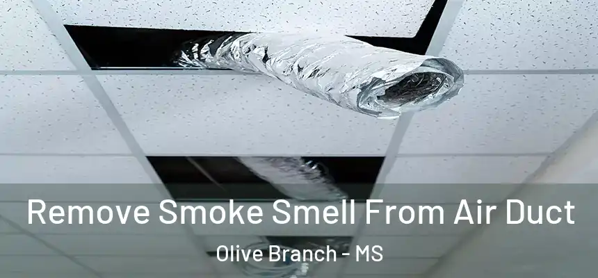 Remove Smoke Smell From Air Duct Olive Branch - MS